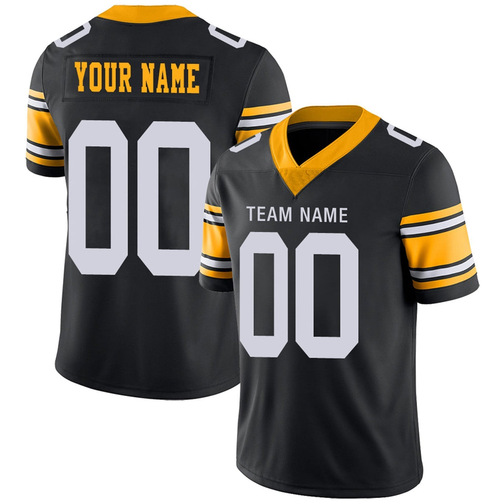 Custom black football jersey | GameDay Jerseys