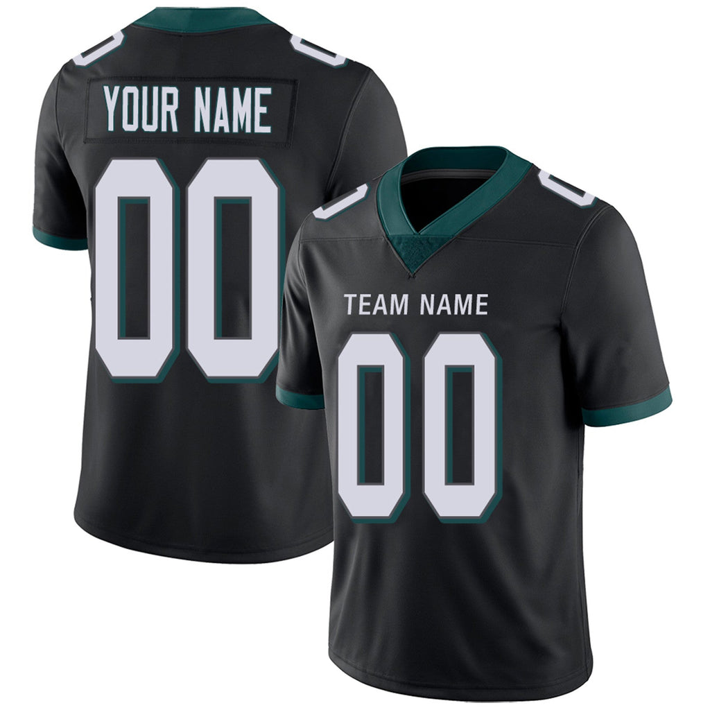 Custom green football jersey front view | GameDay Jerseys