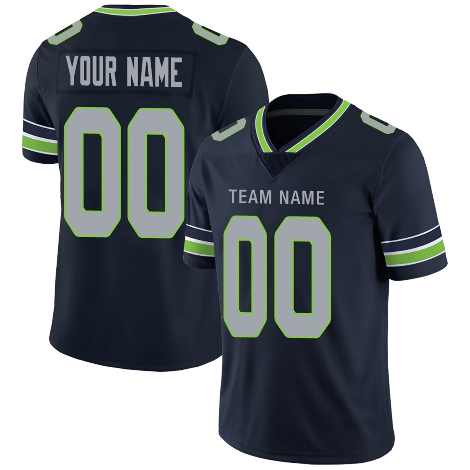 Custom navy football jersey | GameDay Jerseys