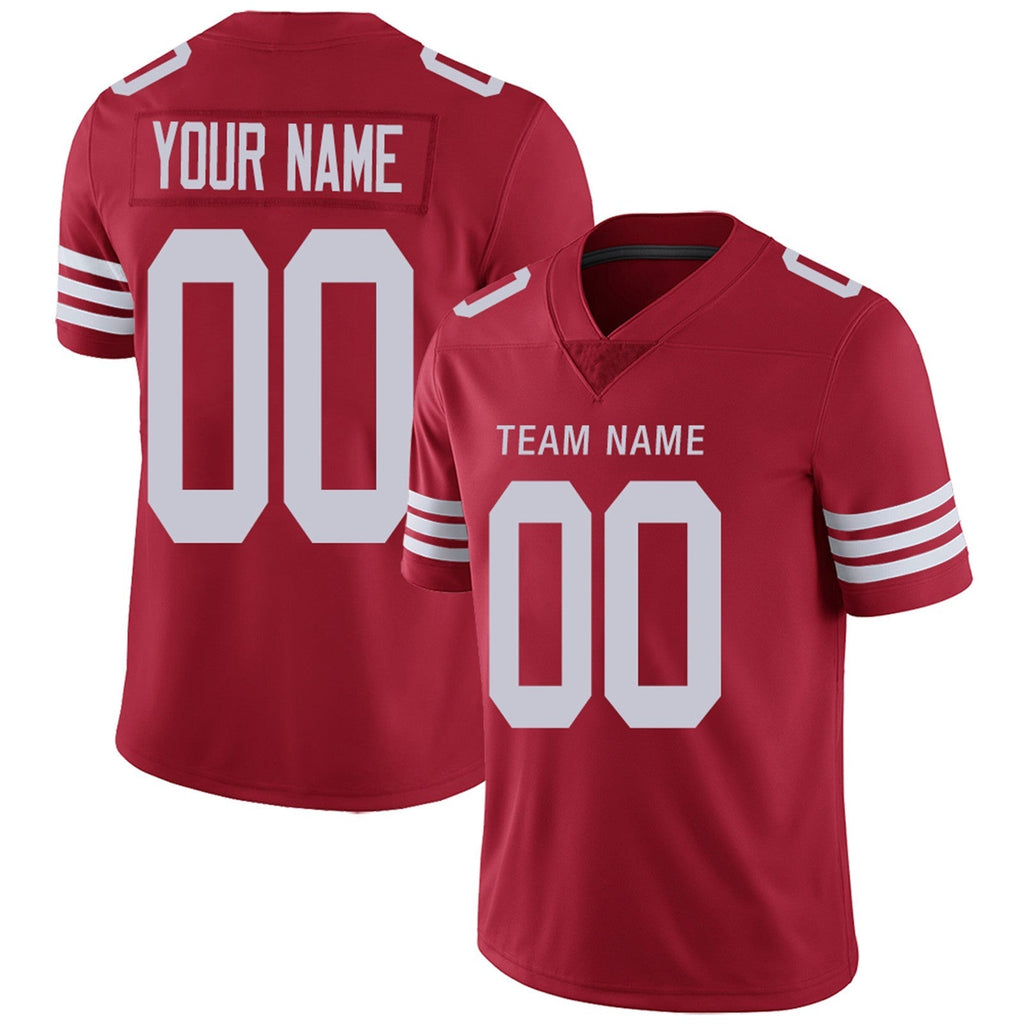 Custom red football jersey | GameDay Jerseys
