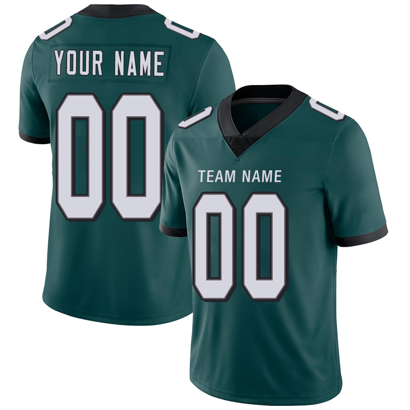 Custom green football jersey | GameDay Jerseys