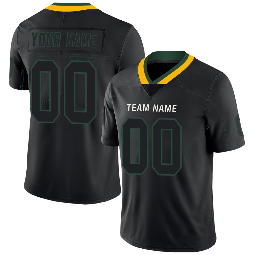 Custom black football jersey | GameDay Jerseys