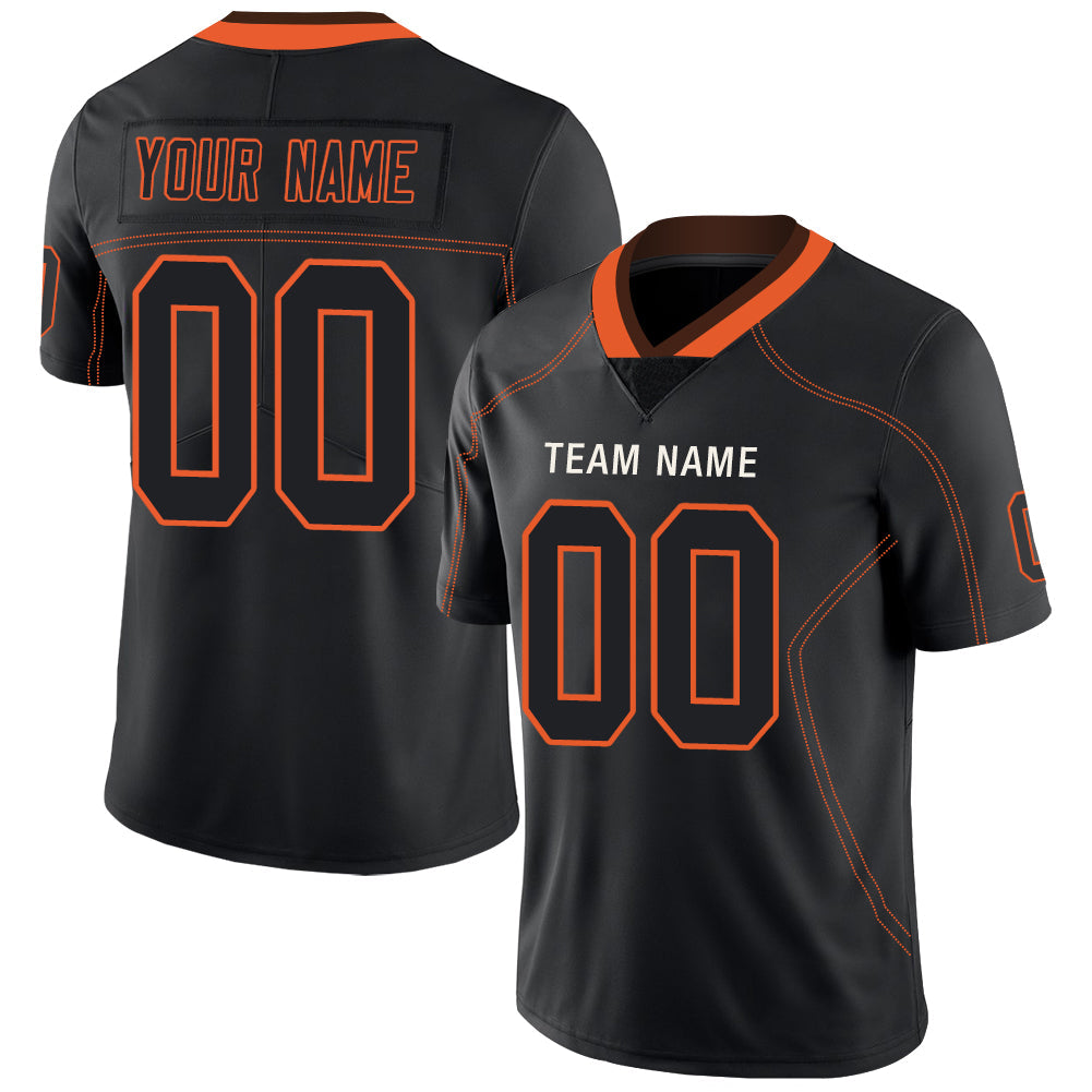 Custom black football jersey | GameDay Jerseys