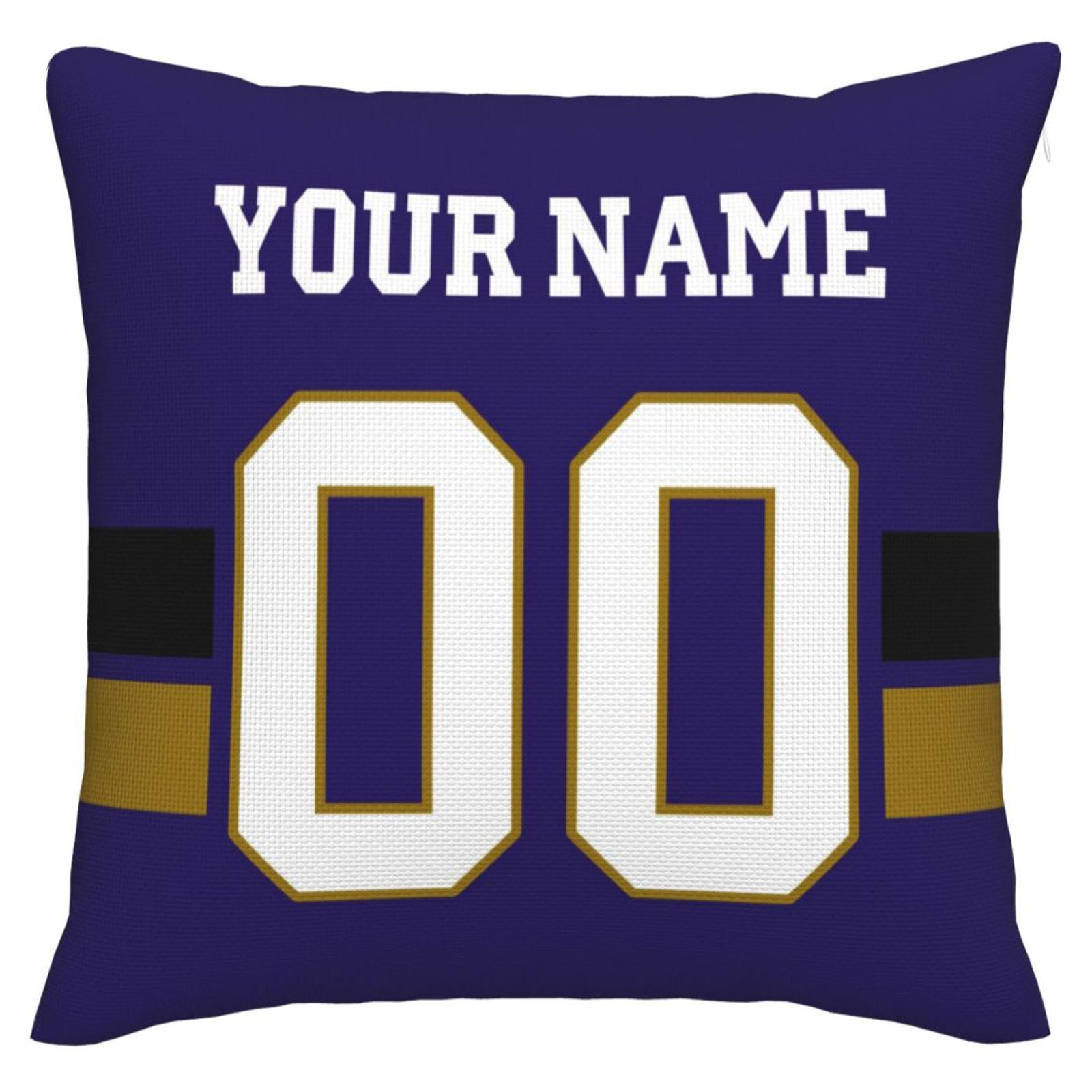 Custom purple football jersey front view | GameDay Jerseys