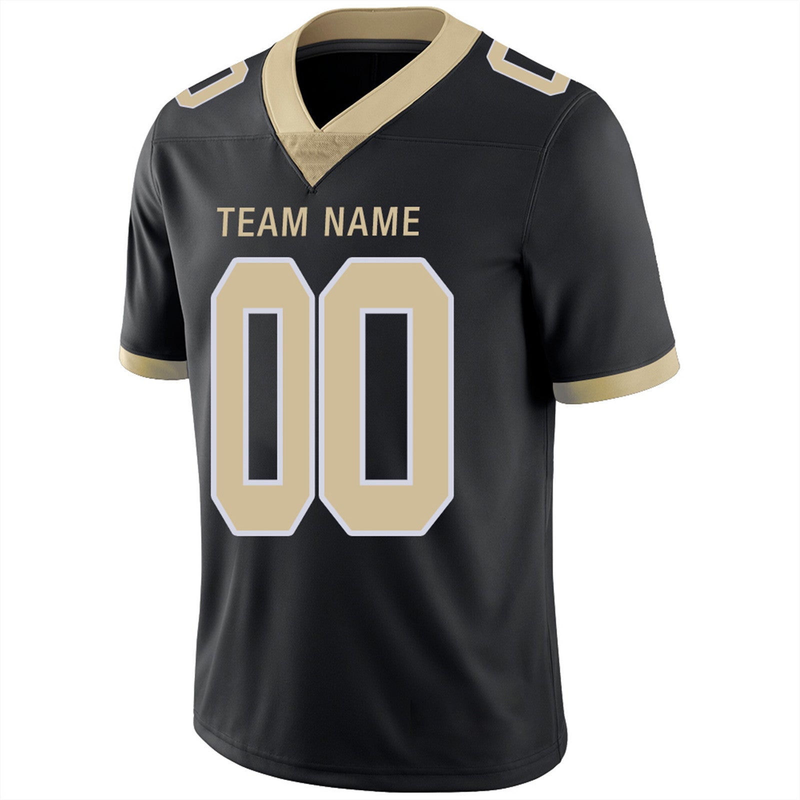 Custom black football jersey styled | GameDay Jerseys