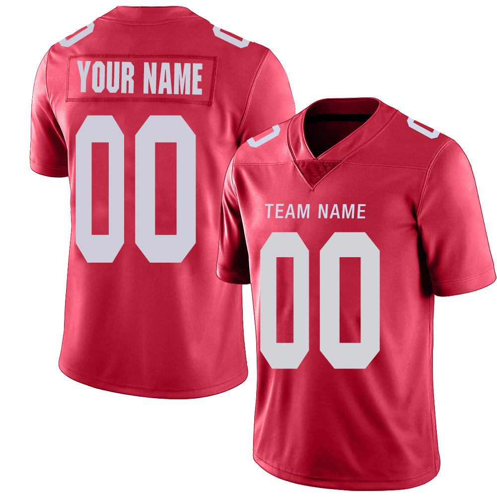Custom red football jersey | GameDay Jerseys