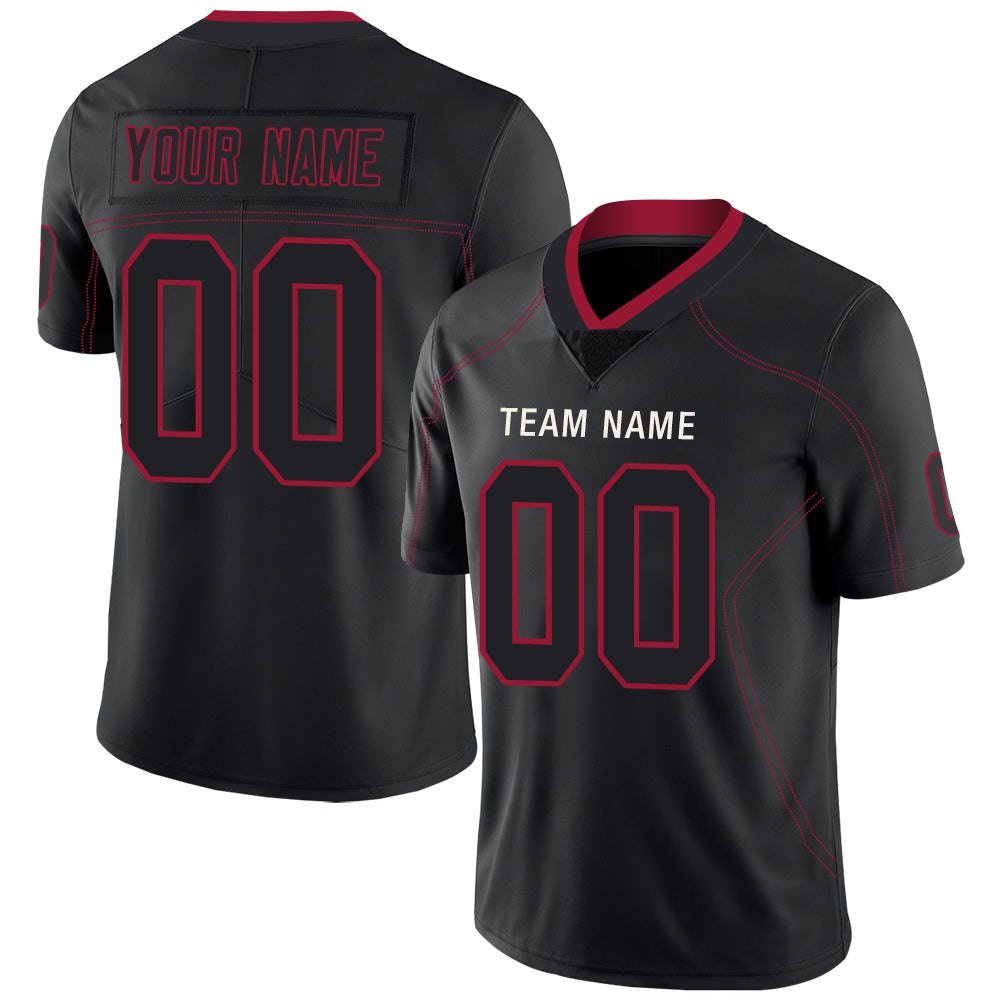 Custom black football jersey | GameDay Jerseys