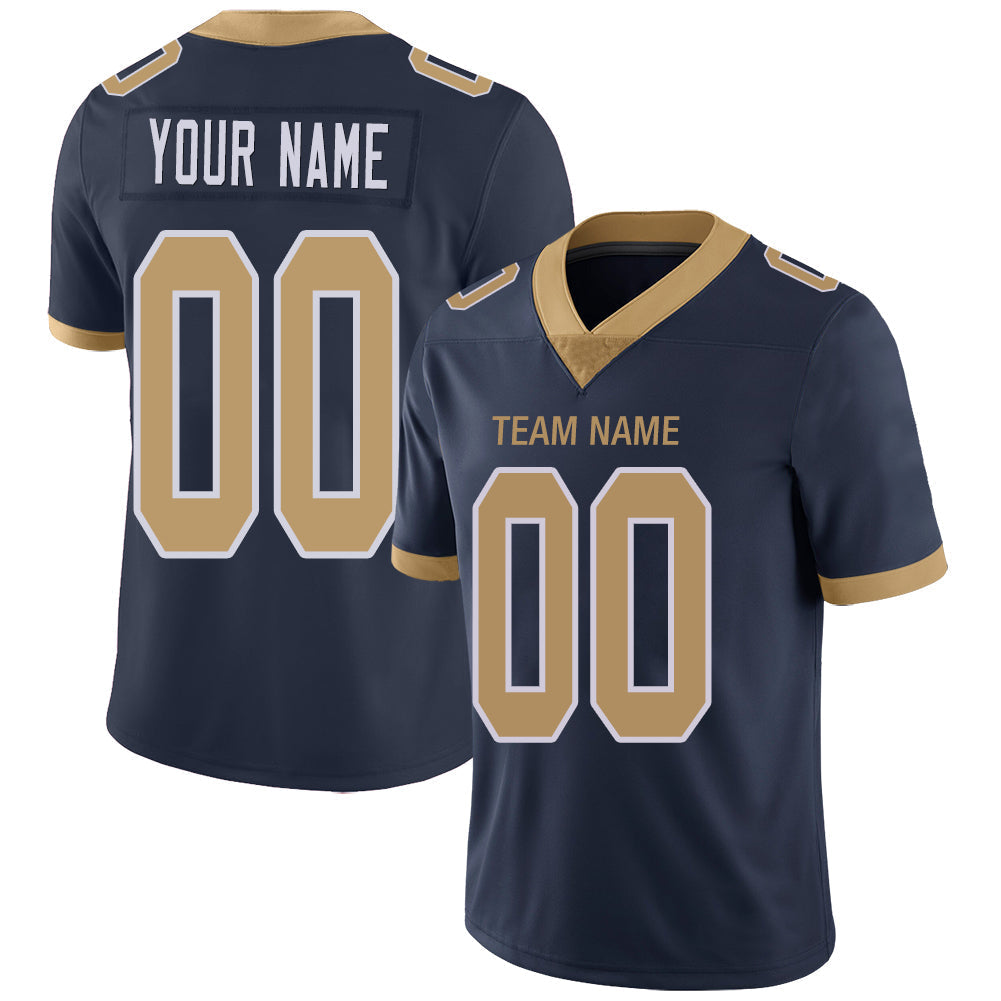 Custom navy football jersey | GameDay Jerseys