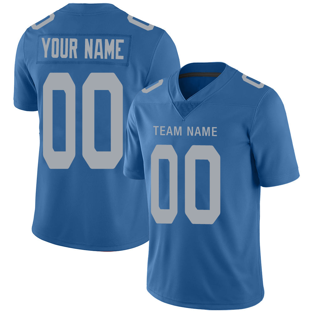 Custom blue football jersey | GameDay Jerseys