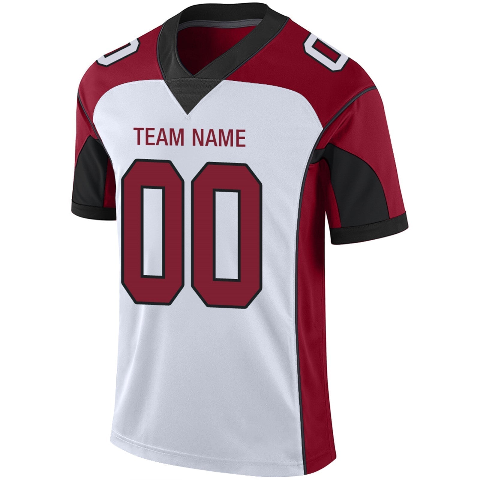 Custom red football jersey studio shot | GameDay Jerseys