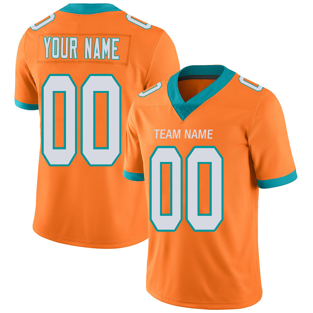 Custom orange football jersey | GameDay Jerseys