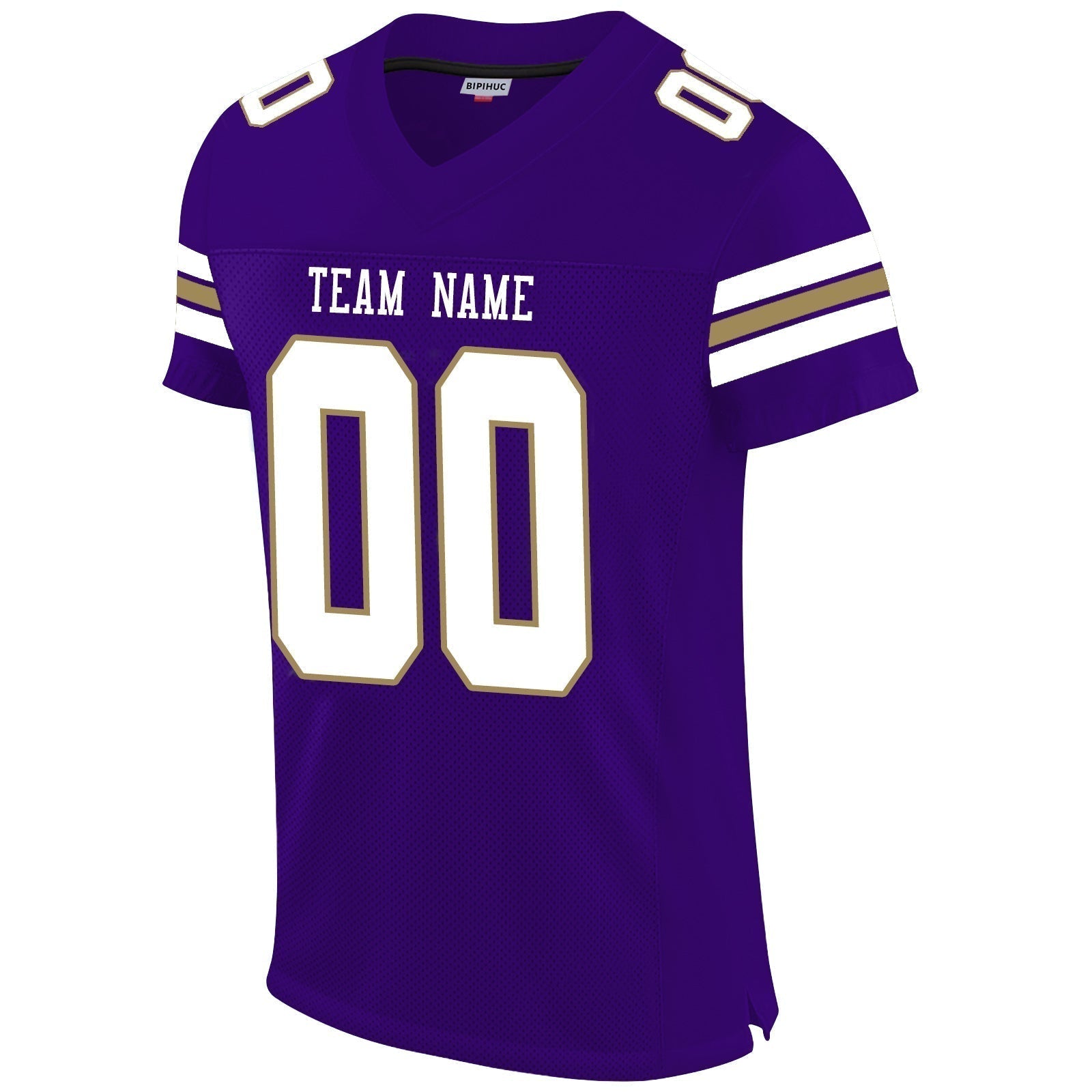 Custom purple football jersey front view | GameDay Jerseys
