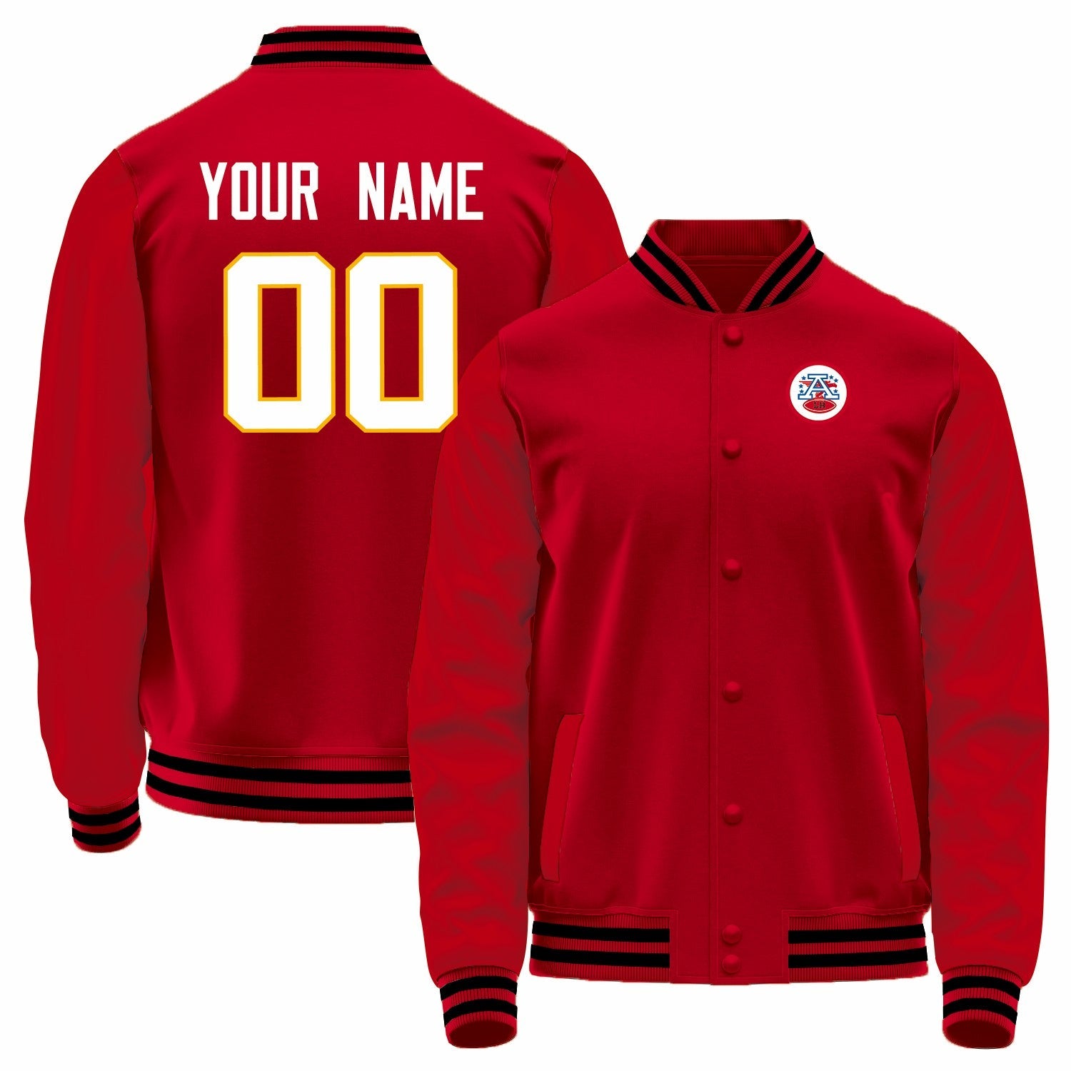 Custom red football jersey | GameDay Jerseys