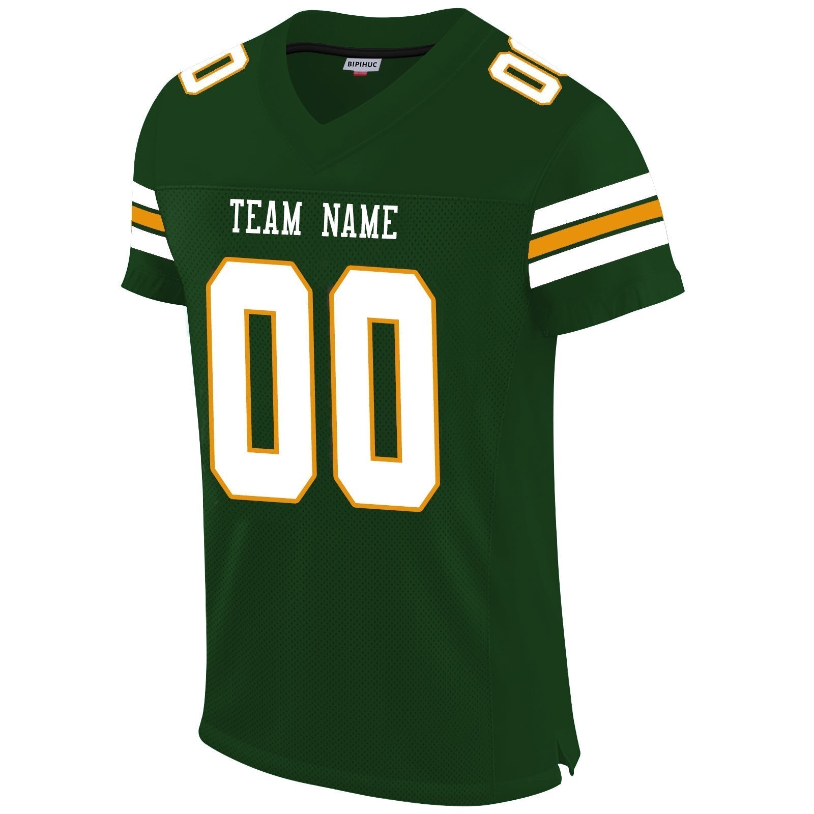 Custom green football jersey front view | GameDay Jerseys