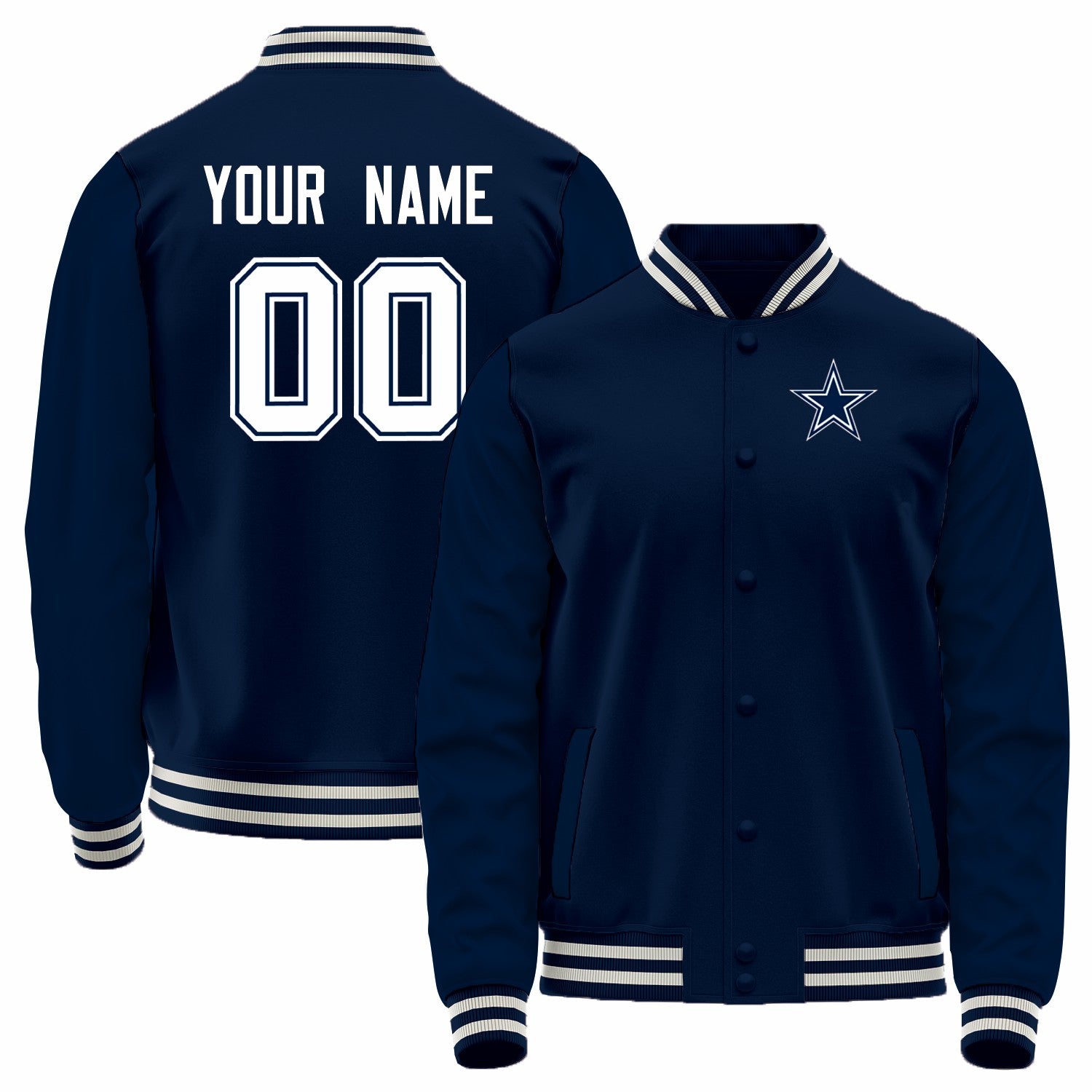 Custom navy football jersey | GameDay Jerseys