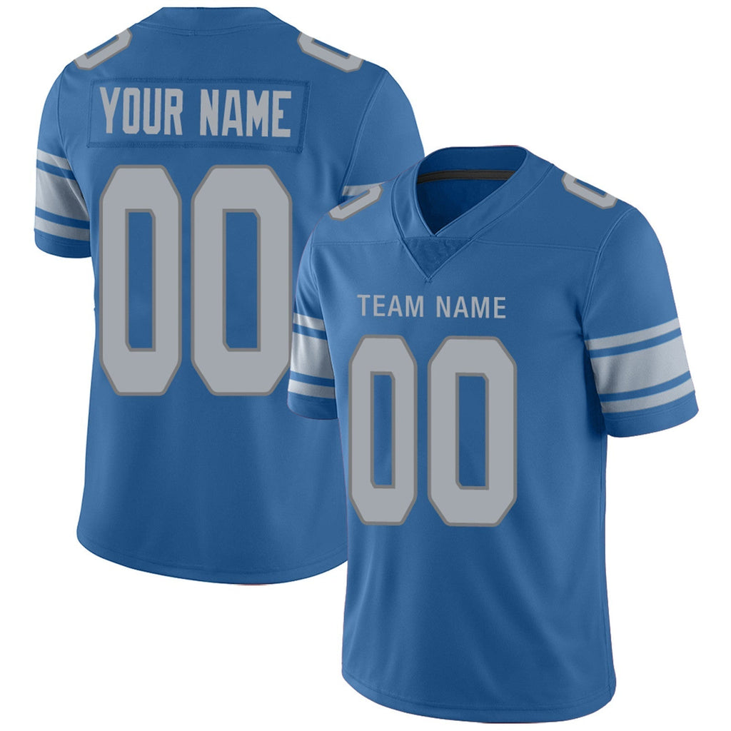 Custom blue football jersey | GameDay Jerseys
