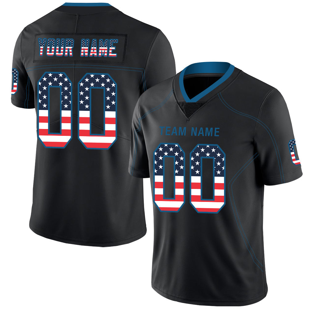 Custom black football jersey | GameDay Jerseys