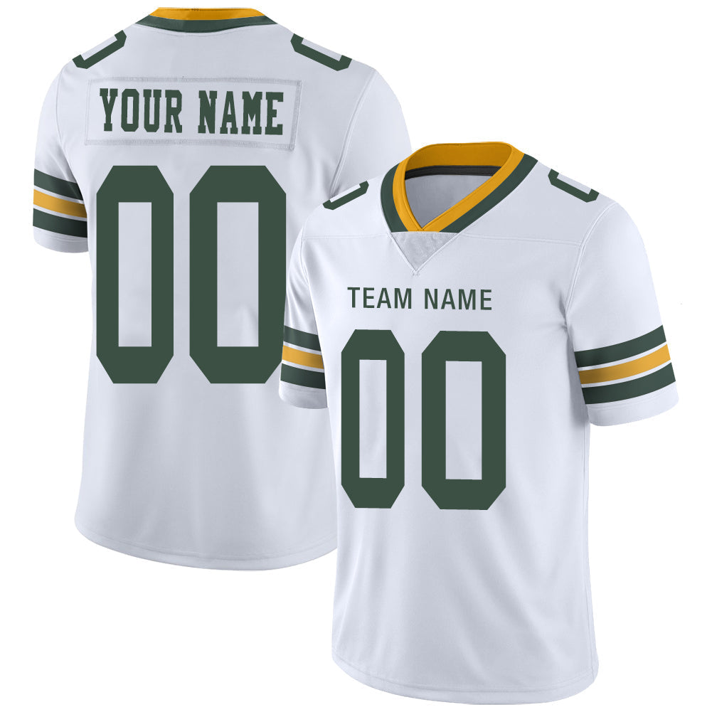 Custom white football jersey | GameDay Jerseys