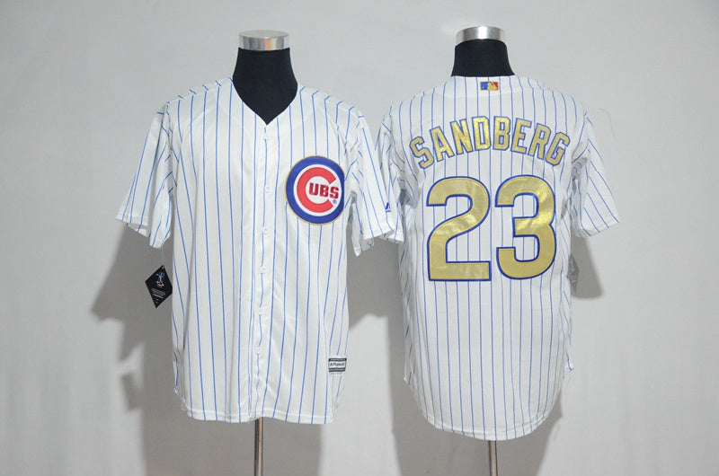 Custom Fan-Made Ryne Sandberg Chicago Cubs #23 2017 Baseball Jersey