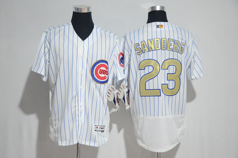 Custom Fan-Made Ryne Sandberg Chicago Cubs #23 2017 Baseball Jersey
