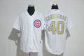 Custom Fan-Made Willson Contreras Chicago Cubs #40 2017 Baseball Jersey