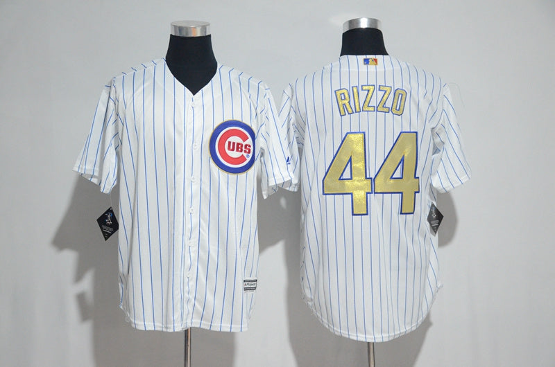 Custom Fan-Made Anthony Rizzo Chicago Cubs #44 2017 Baseball Jersey
