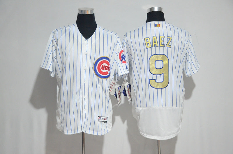 Custom Fan-Made Javier Baez Chicago Cubs #9 2017 Baseball Jersey