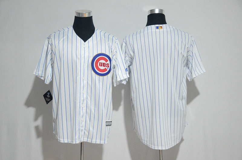 Custom Fan-Made White 2017 Chicago Cubs Baseball Jersey Chicago Cubs White 2017 Baseball Jersey