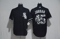 Custom Fan-Made Michael Jordan Printing Chicago White Sox #45 Black 2017 Baseball Jersey