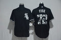 Custom Fan-Made Carlton Fisk Printing Chicago White Sox #72 Black 2017 Baseball Jersey