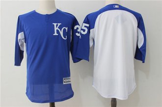 Custom Fan-Made Eric Hosmer Training Kansas City Royals #35 2017 Baseball Jersey