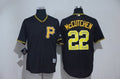 Custom Fan-Made Andrew McCutchen Pittsburgh Pirates #22 Black 2017 Baseball Jersey