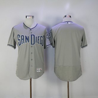 Custom Fan-Made Grey 2017 San Diego Padres Baseball Jersey San Diego Padres Grey 2017 Baseball Jersey