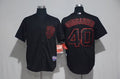 Custom Fan-Made Madison Bumgarner San Francisco Giants #40 Black 2017 Baseball Jersey