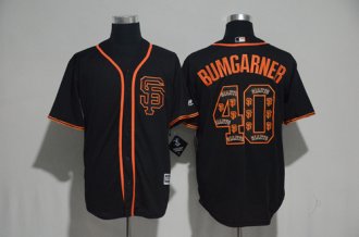 Custom Fan-Made Madison Bumgarner San Francisco Giants #40 2017 Baseball Jersey