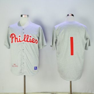 Custom Fan-Made Philadelphia Phillies #1 2017 Baseball Jersey