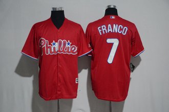 Custom Fan-Made Maikel Franco Philadelphia Phillies #7 2017 Baseball Jersey