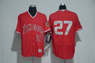 Custom Fan-Made Spring Training Los Angeles Angels #27 2017 Baseball Jersey