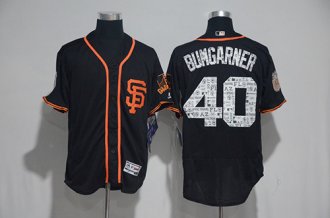 Custom Fan-Made Madison Bumgarner San Francisco Giants #40 2017 Baseball Jersey