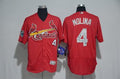 Custom Fan-Made Spring Training St. Louis Cardinals #4 2017 Baseball Jersey