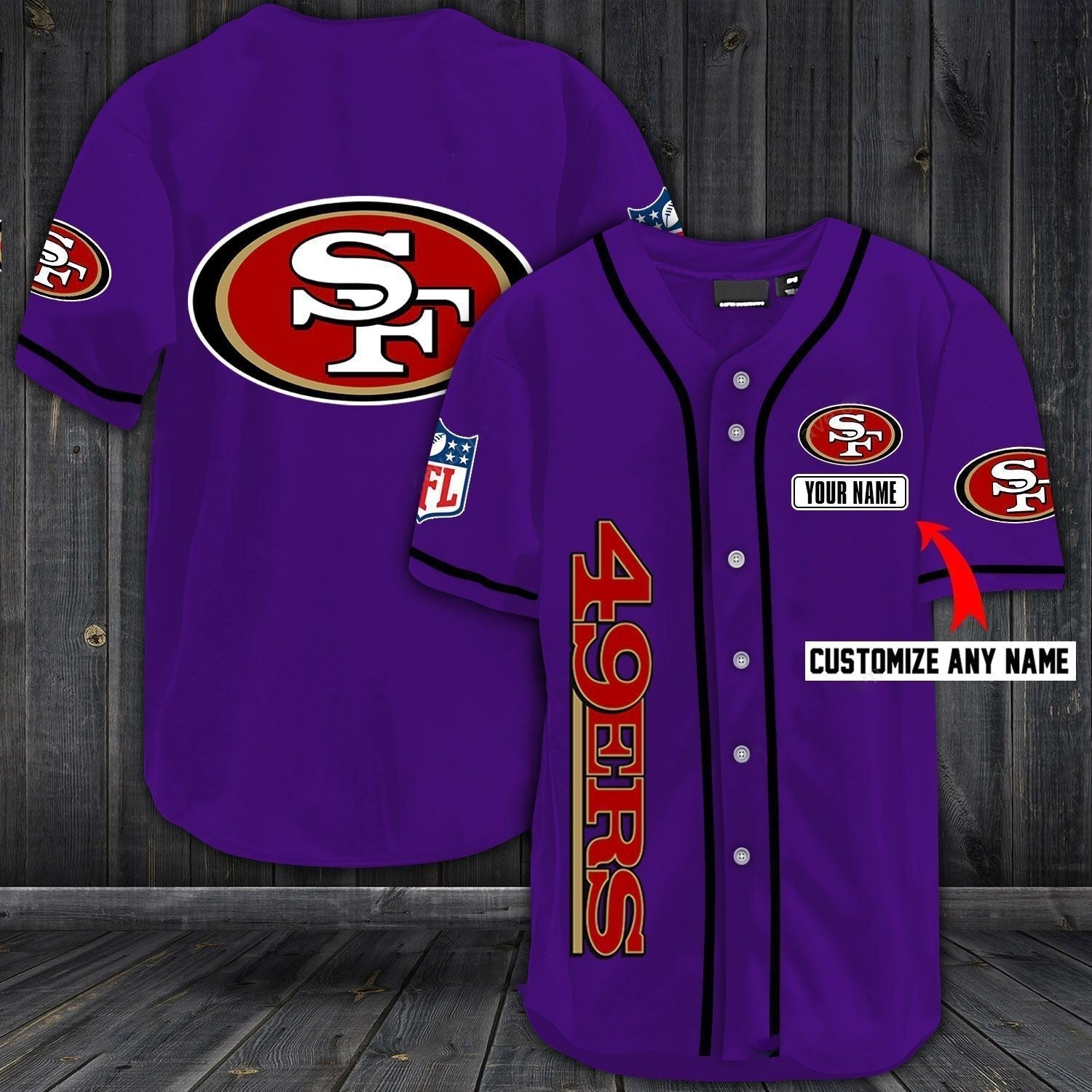 Custom baseball jersey back view | GameDay Jerseys
