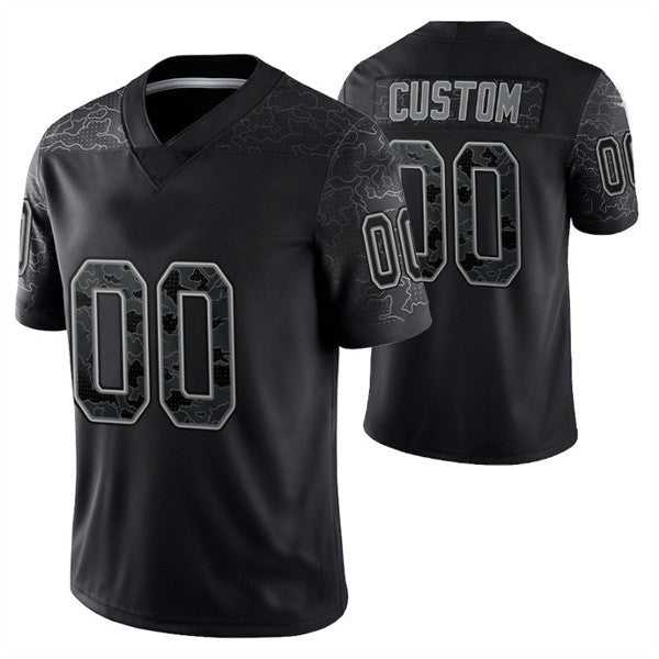 Custom black football jersey | GameDay Jerseys