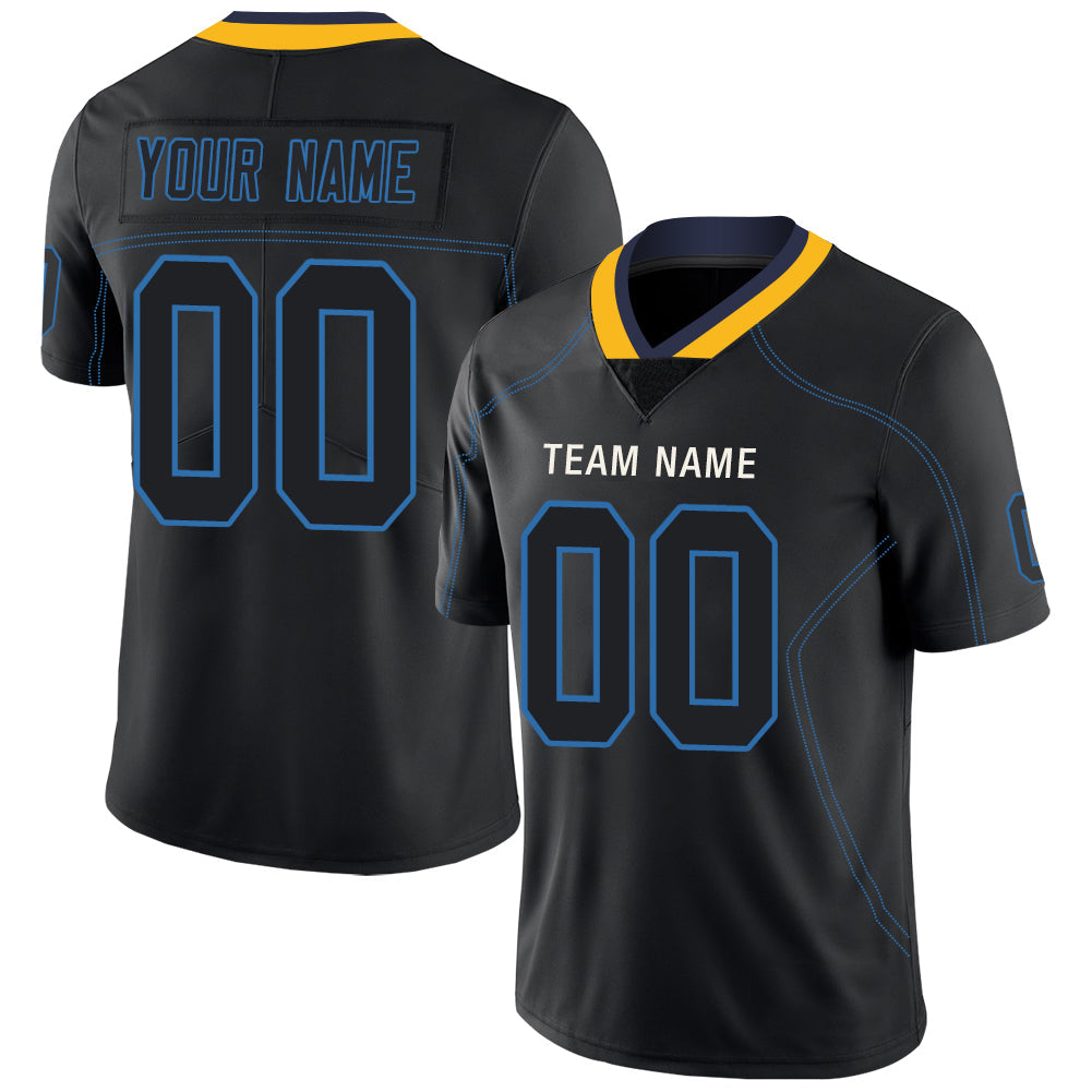 Custom black football jersey | GameDay Jerseys