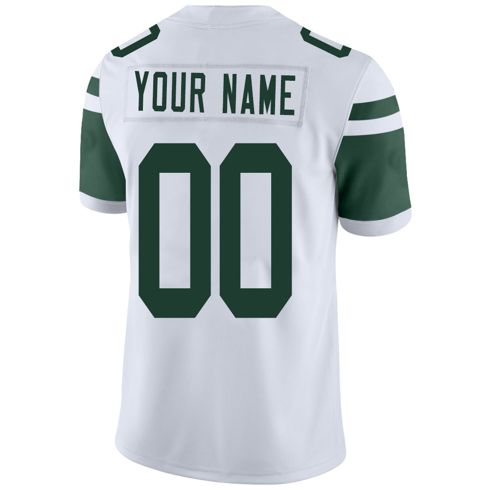 Custom white football jersey back view | GameDay Jerseys