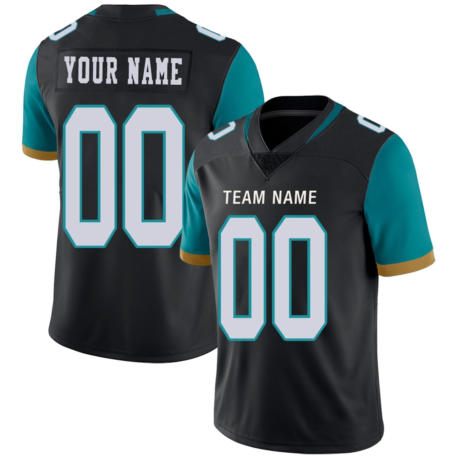 Custom teal football jersey | GameDay Jerseys