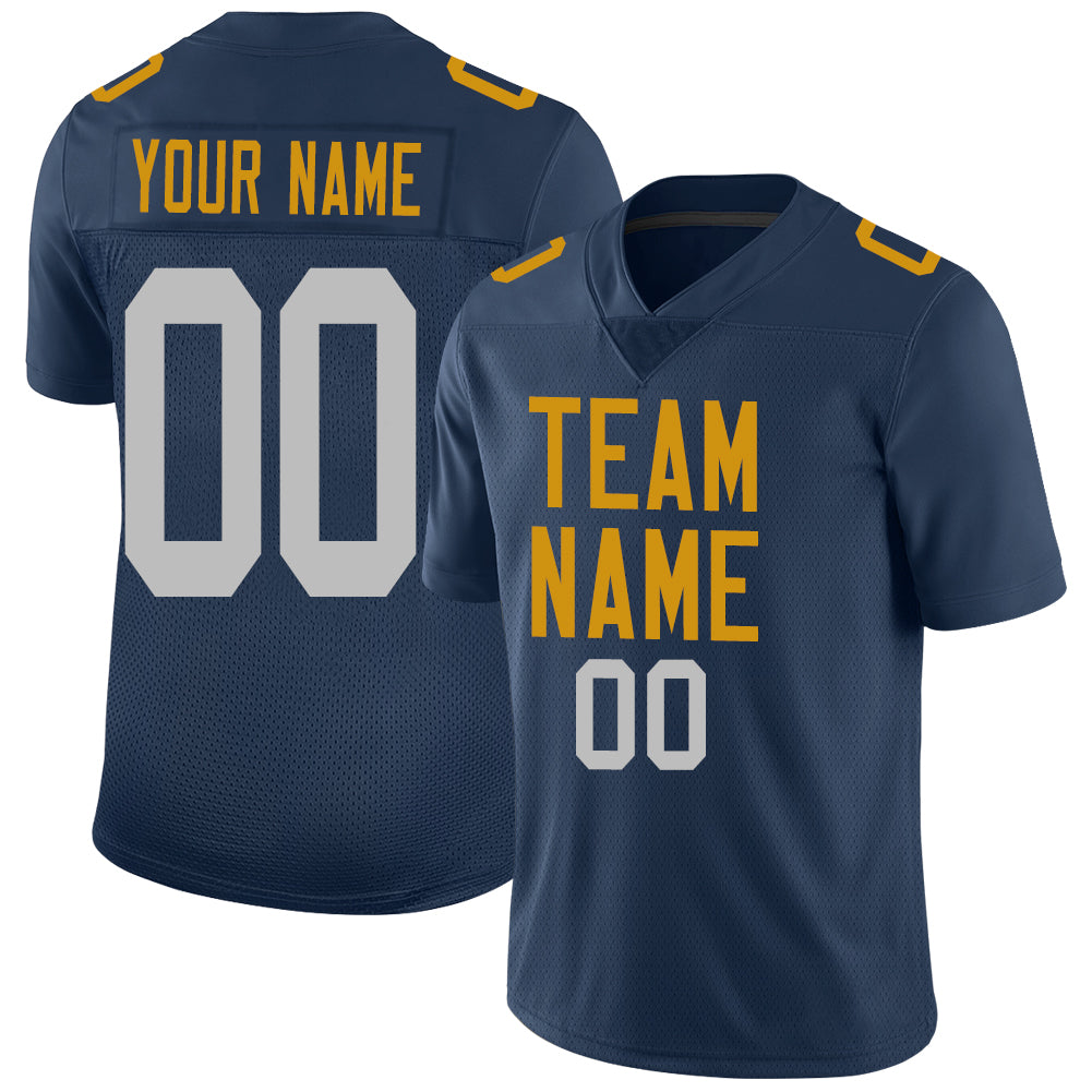 Custom navy football jersey | GameDay Jerseys