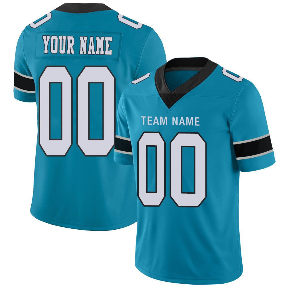Custom blue football jersey | GameDay Jerseys