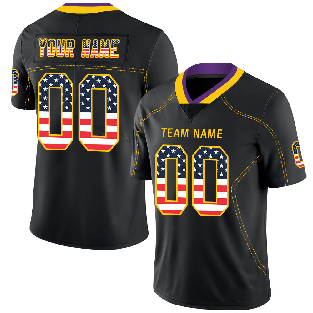 Custom black football jersey | GameDay Jerseys