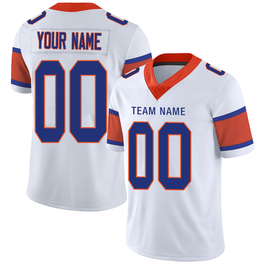 Custom white football jersey | GameDay Jerseys