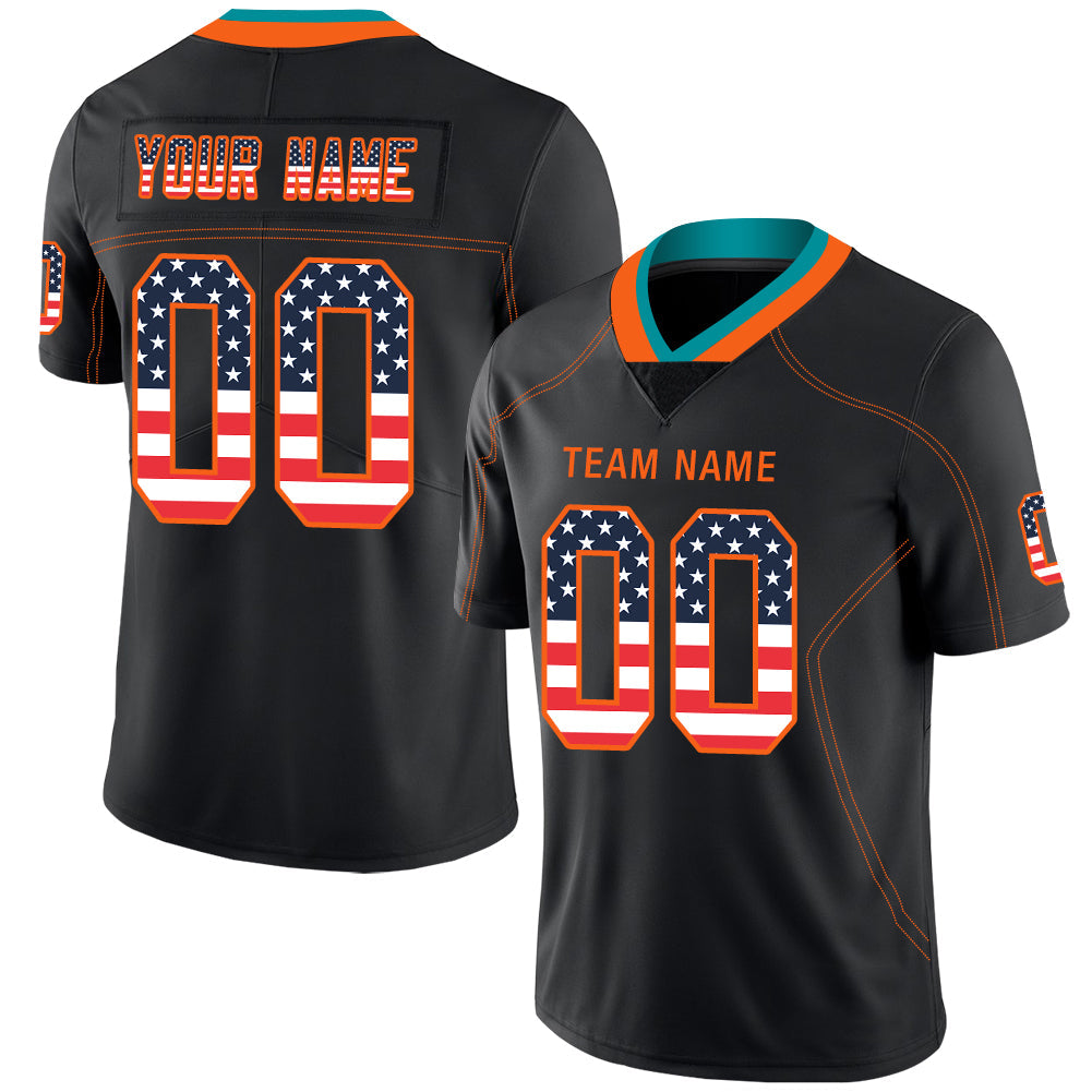 Custom black football jersey | GameDay Jerseys